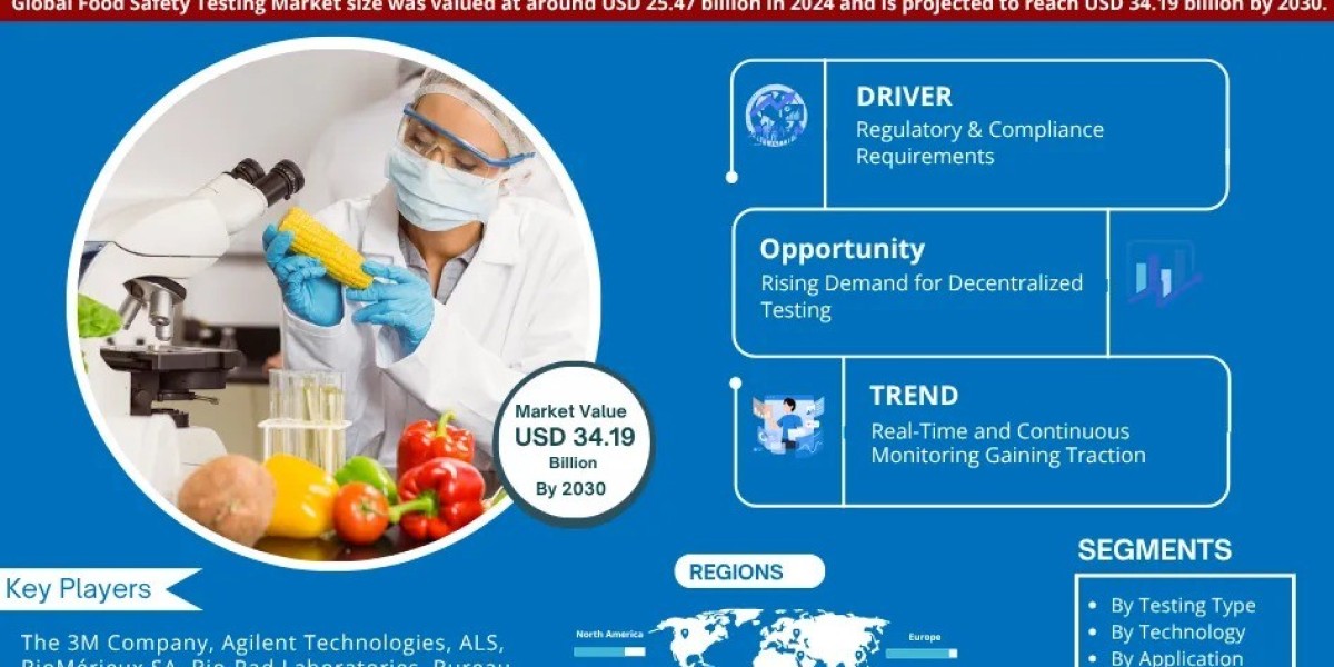 Food Safety Testing Industry Report 2025–2030: Growth, Trends & Key Players