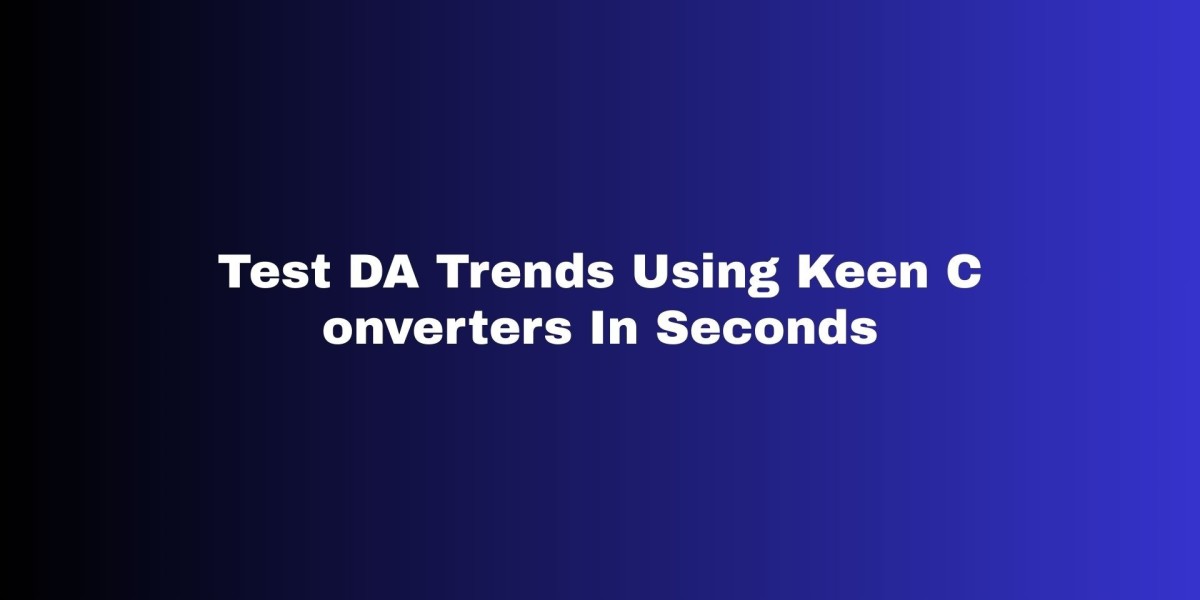 TEST DA TRENDS USING KEEN CONVERTERS IN SECONDS
